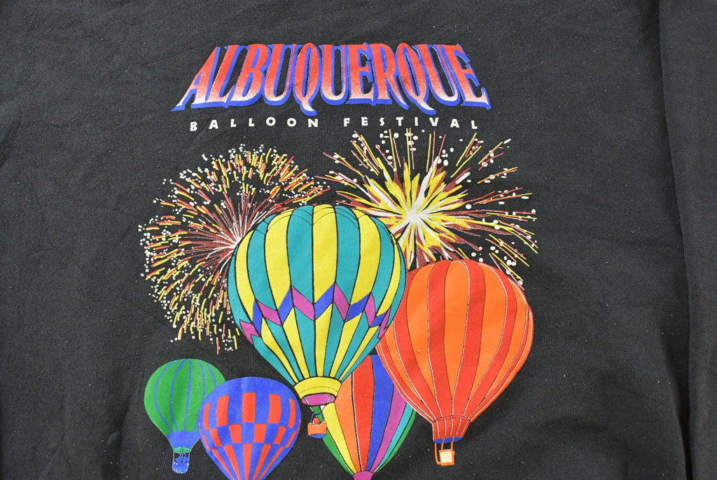 Vintage 1990s Albuquerque Hot Air Ballon Graphic Crewneck Sweatshirt Men's XL