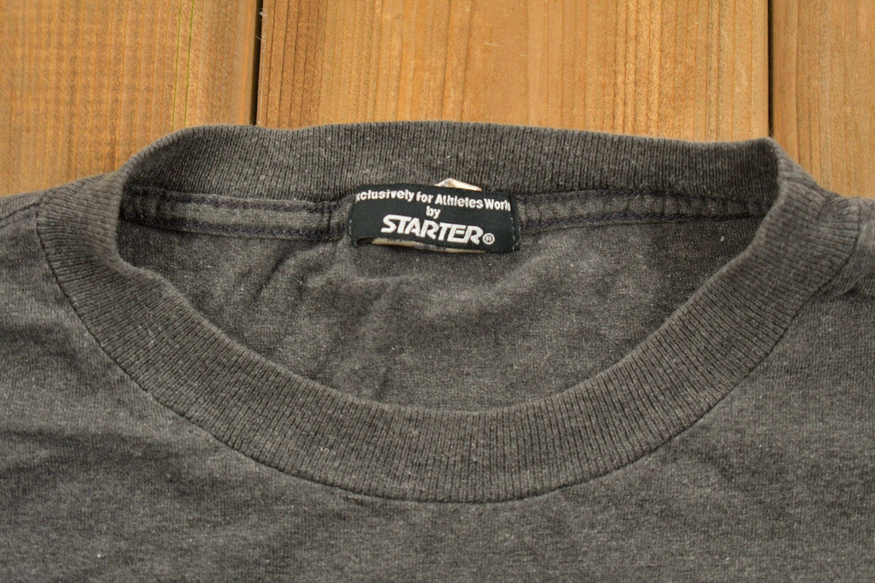 Vintage 1990s Blank Starter Grey T Shirt