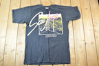 Vintage 1990s San Jose Costa Rica Neon Ecological Souvenir T-Shirt Men's L