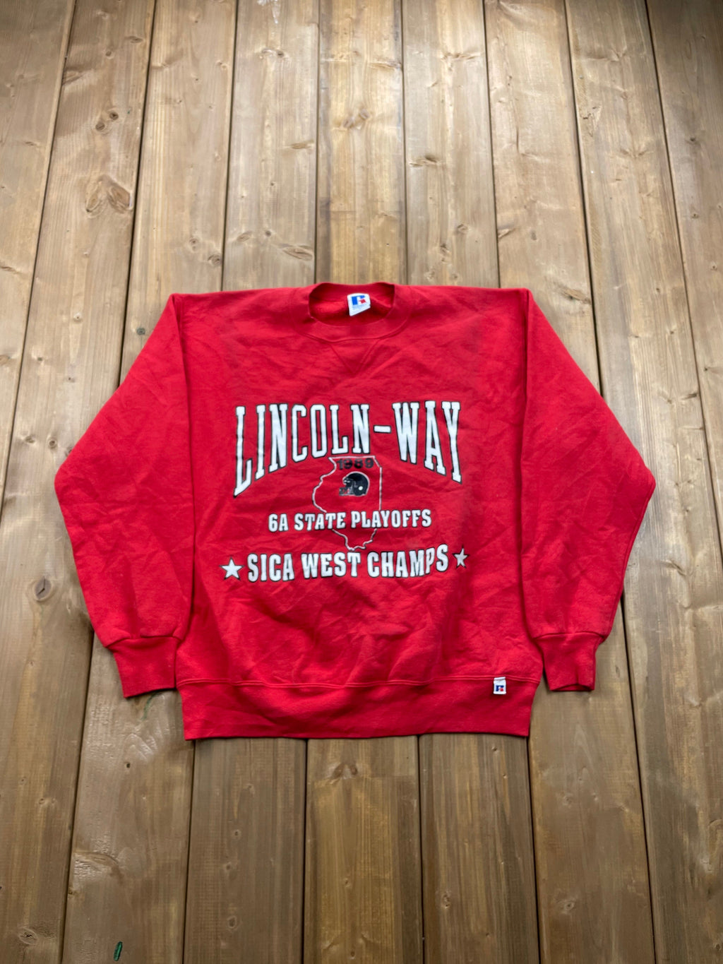 Vintage 1989 University of Lincoln Way Crewneck , Made In USA