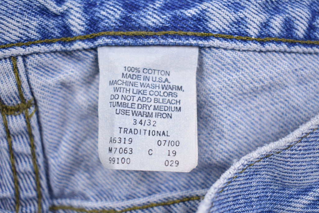 Vintage 1990's Harley Davidson Blue Jeans