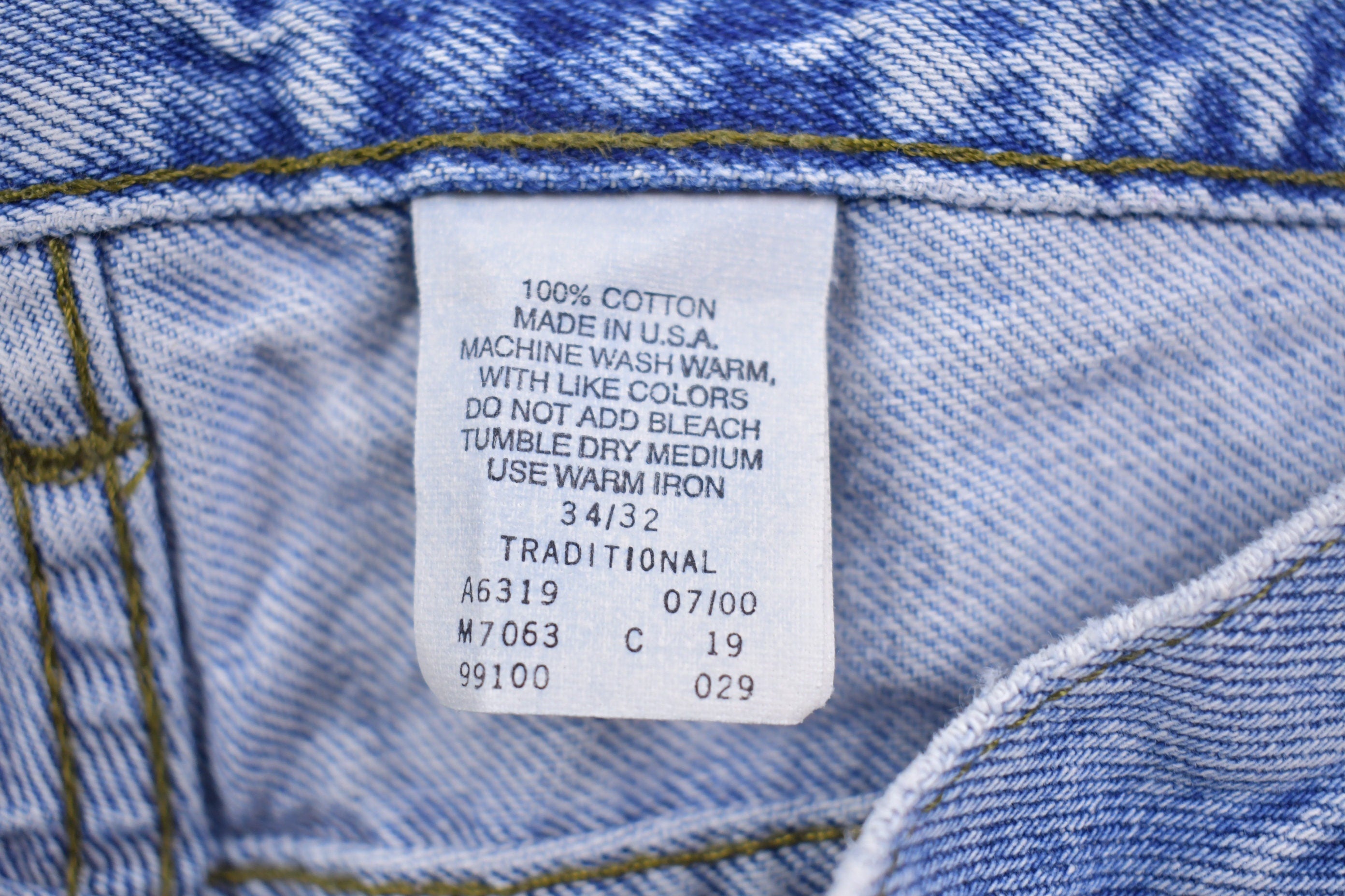 Vintage 1990's Harley Davidson Blue Jeans