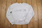 Vintage 1990s New Millennium Celebration Crewneck Sweatshirt Made In USA- Small