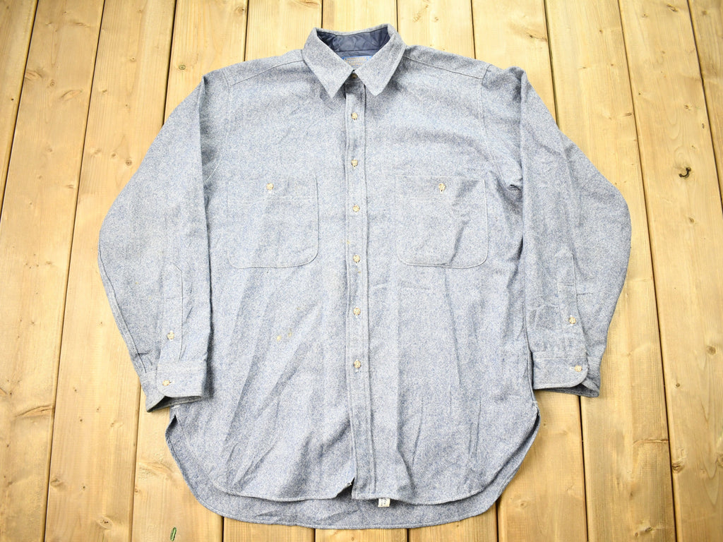 Vintage 1960s Pendleton Blank Button Up Shirt