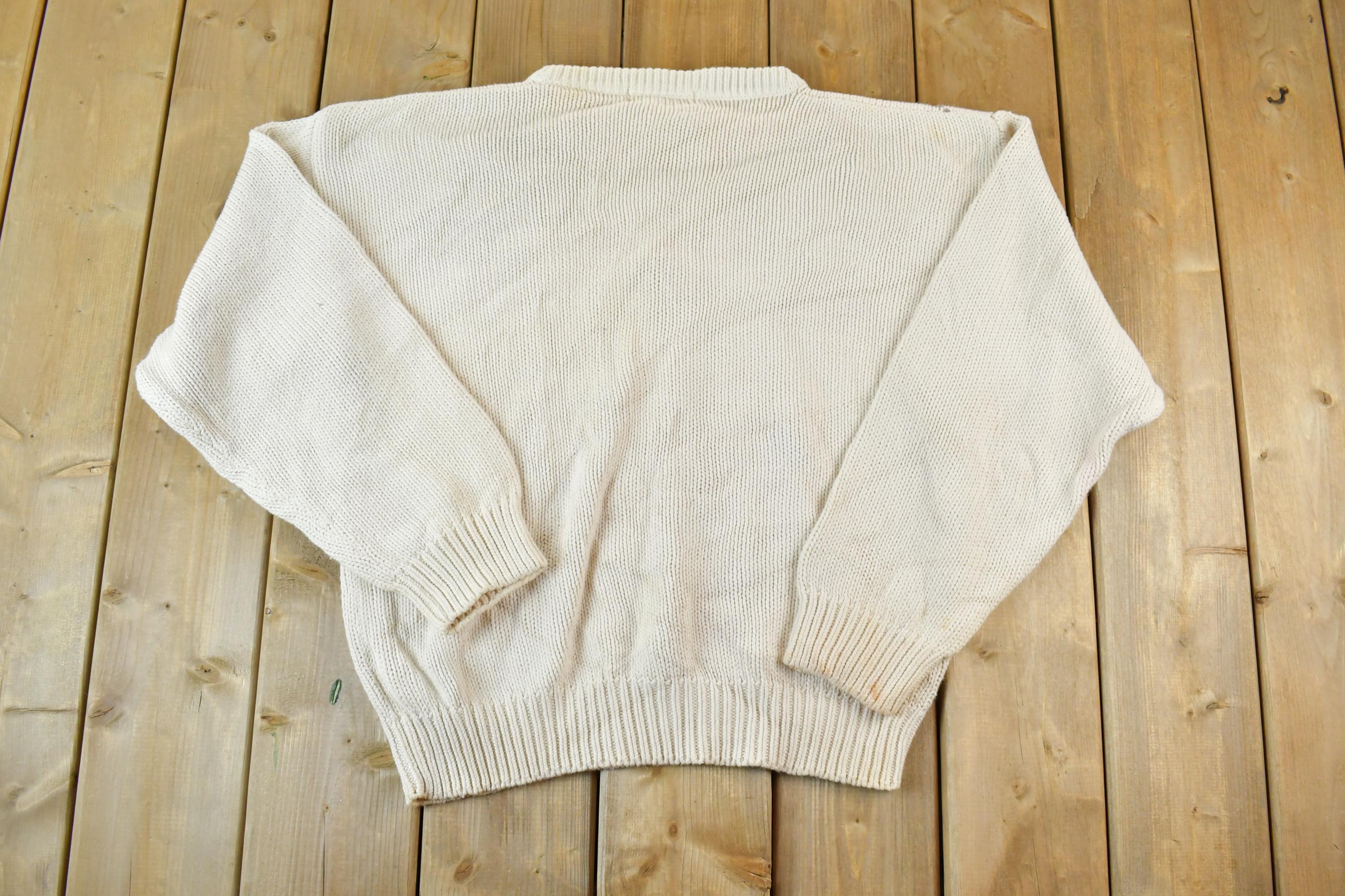 Vintage 1990s Eddie Bauer Knit Crewneck Sweater