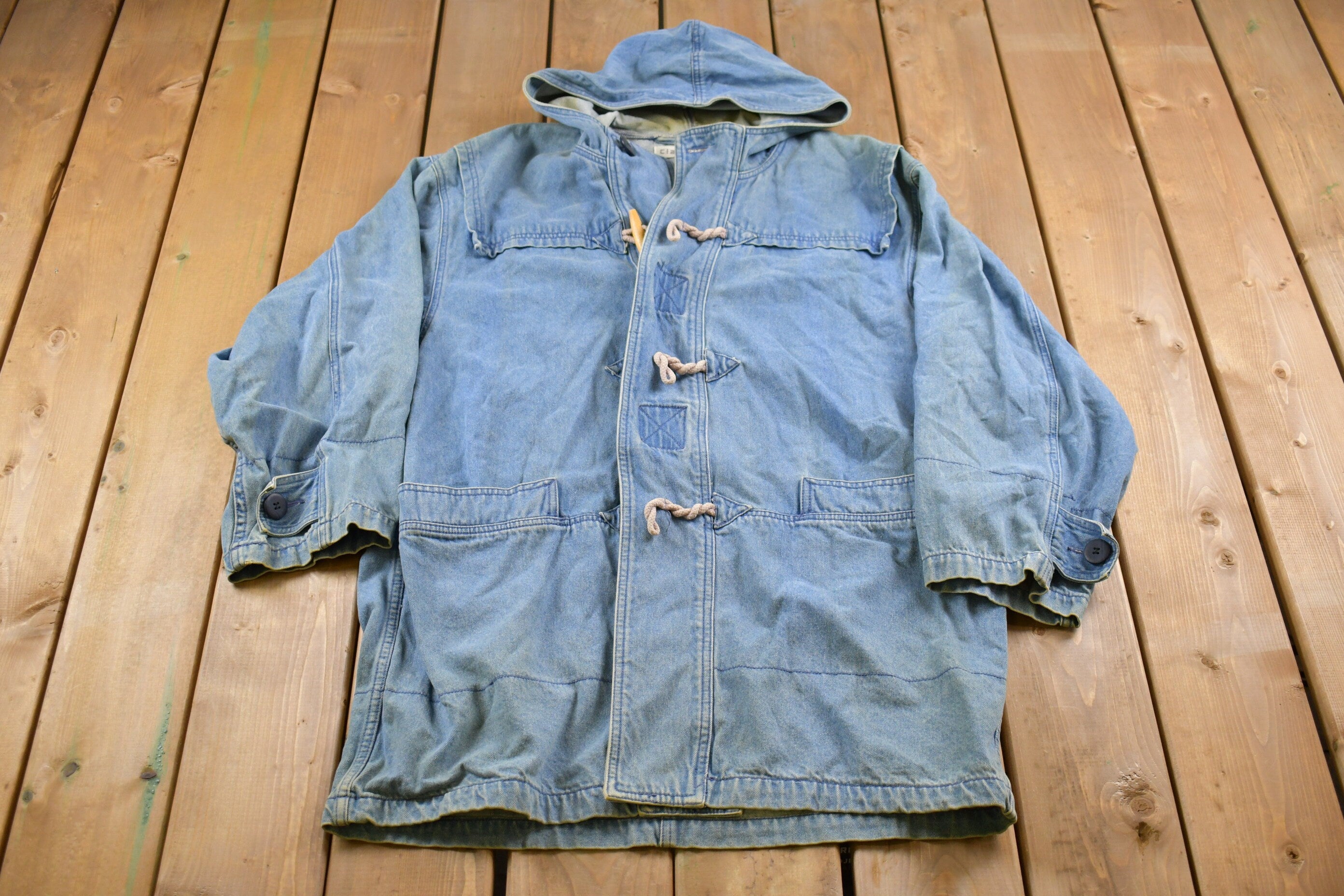 Vintage 1990s Claiborne Denim Jean Jacket