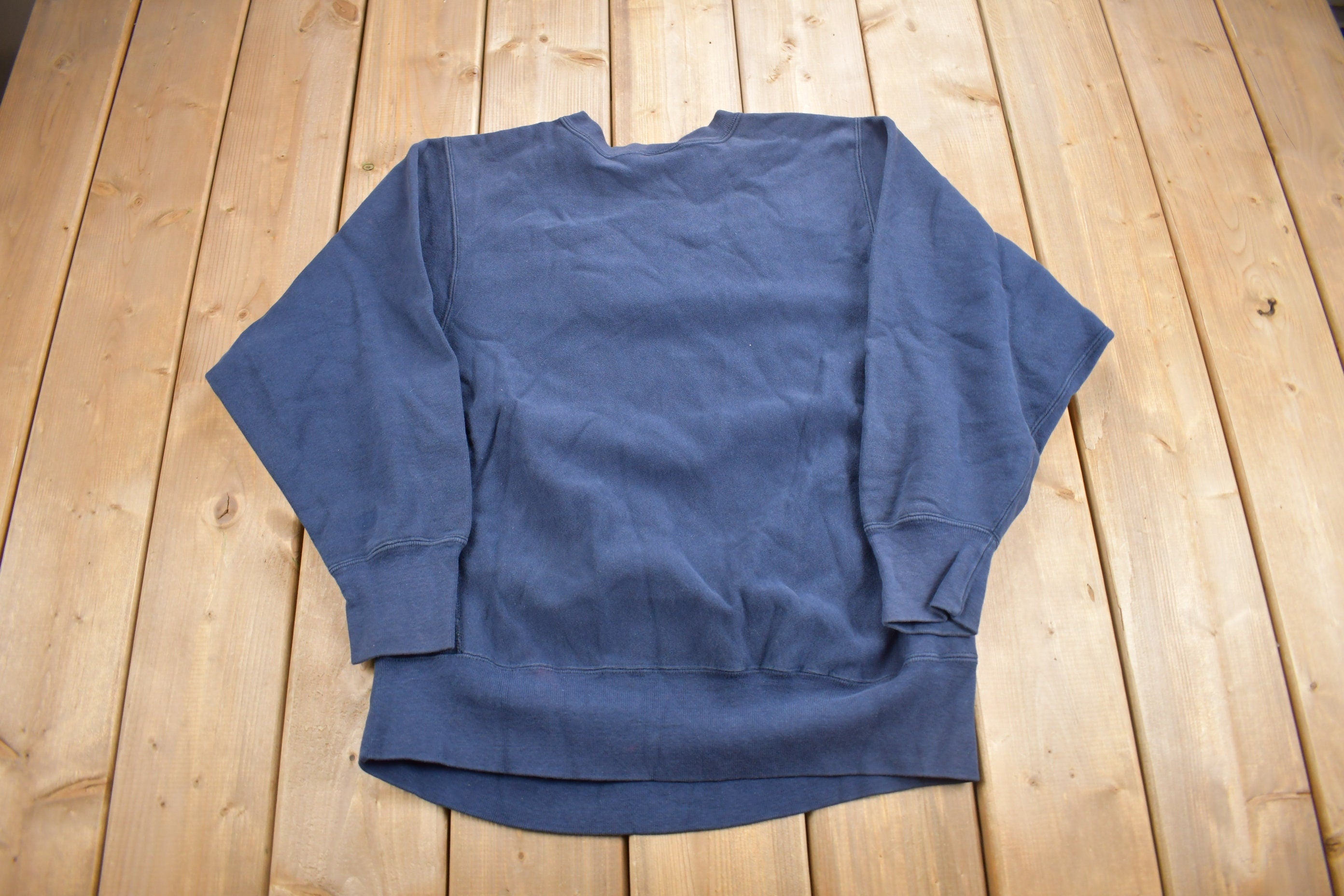 Vintage 1980s University Of Michigan Champion Reverse Weave Warmup Crewneck