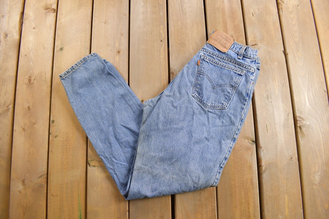 Vintage 1980s Levi's Orange Tab Mom Jeans Size 30 x 31