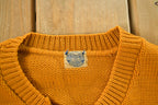 Vintage 1940s Nelson Knitting Mills of Duluth Collegiate Varsity Style Knit Sweater Men's Small