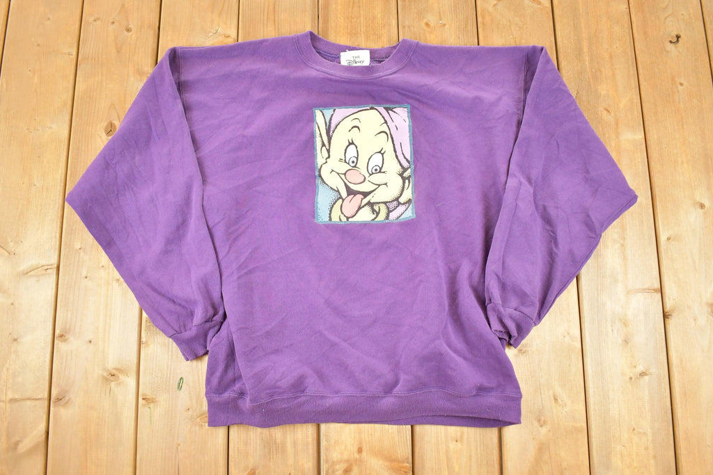 Vintage 1990s Dopey Disney Crewneck Sweater Men's M  Vintage Sweatshirt  Vintage Snow White Disney  Mickey