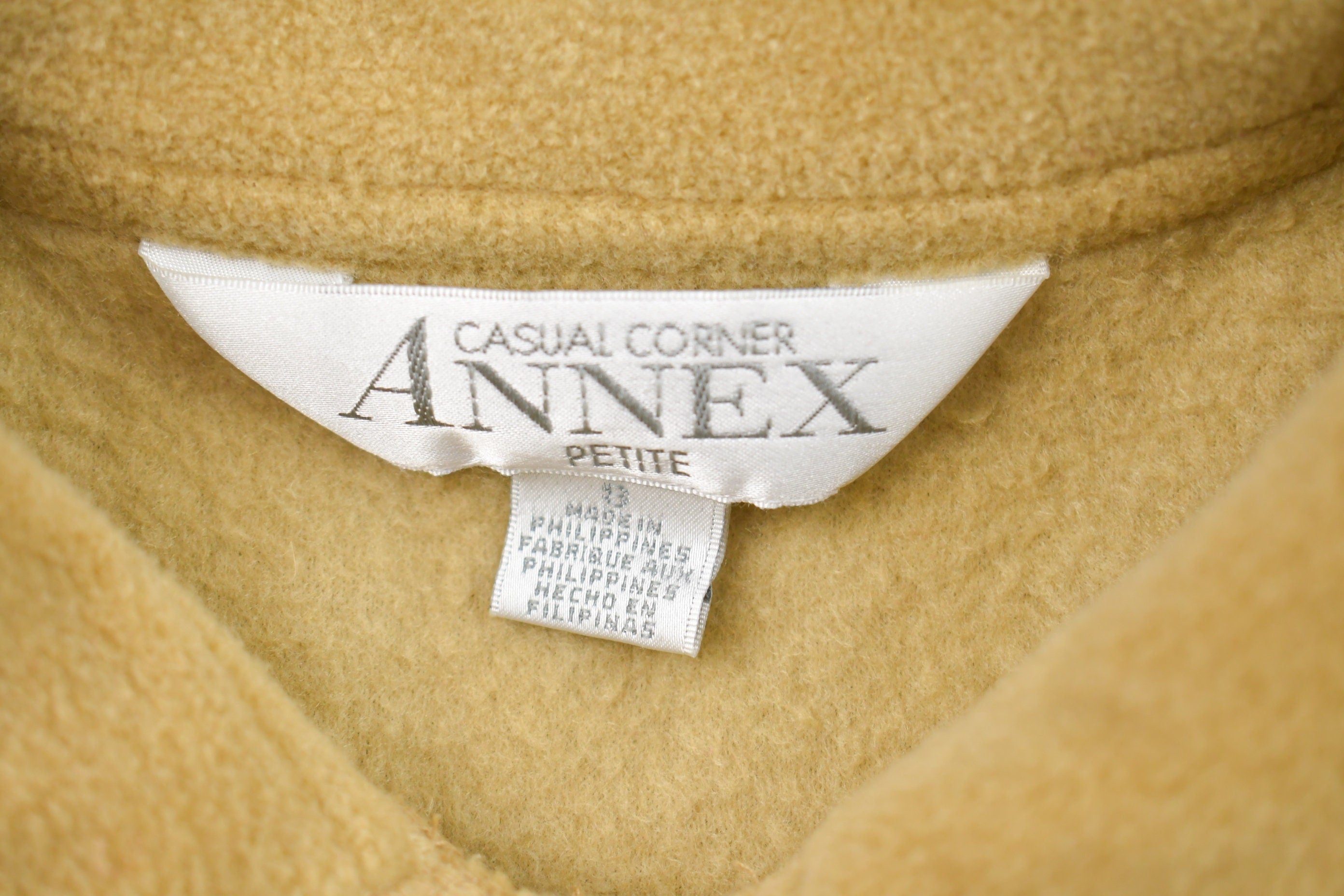 Vintage 1990s Fleece Button Up Sweater