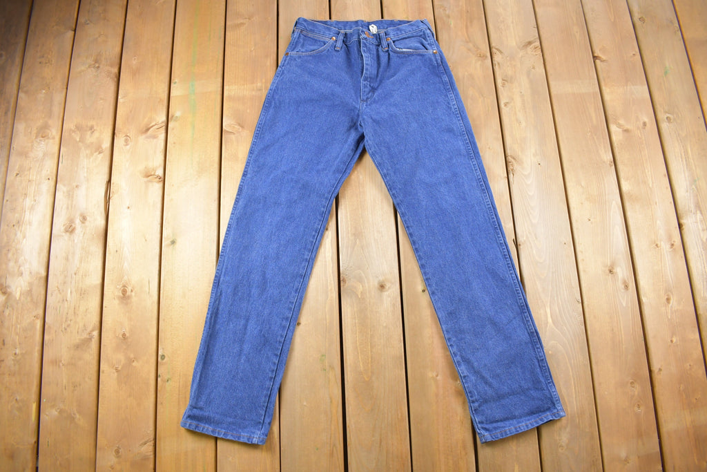Vintage 1990's Wrangler Made in USA Dark Blue Jeans 26 x 31