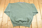 Vintage 1990s Katmal Lodge Souvenir Fishing Crewneck Sweatshirt Mens L / 90s Crewneck / Travel Vacation Sweater