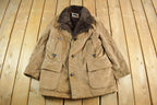 Vintage 1970s William Barry Fur Lined Jacket Men's Medium