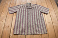 Vintage 1990s Arora Striped Button Up T Shirt