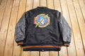 Vintage 1990s Pat Carney Studio Leather Varsity Jacket