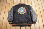 Vintage 1990s Pat Carney Studio Leather Varsity Jacket