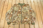 Vintage 1990s King's Outdoor World Tree Camo Bomber Jacket Men's XL