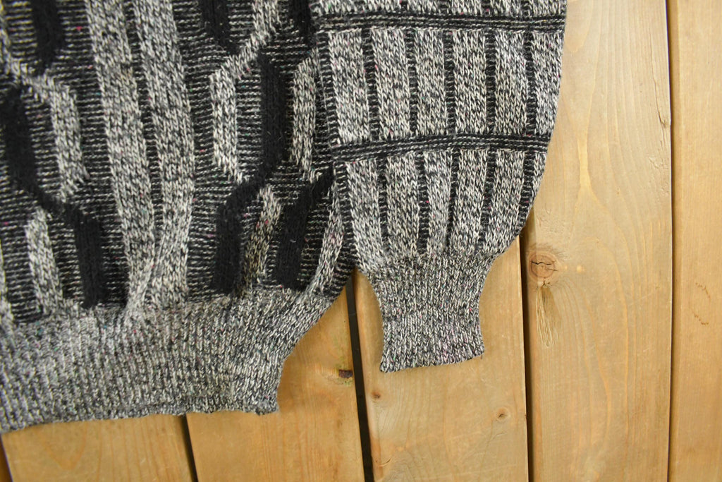 Vintage 1990s J.J. Cochrane Knit Crewneck Sweater Men's 2XL
