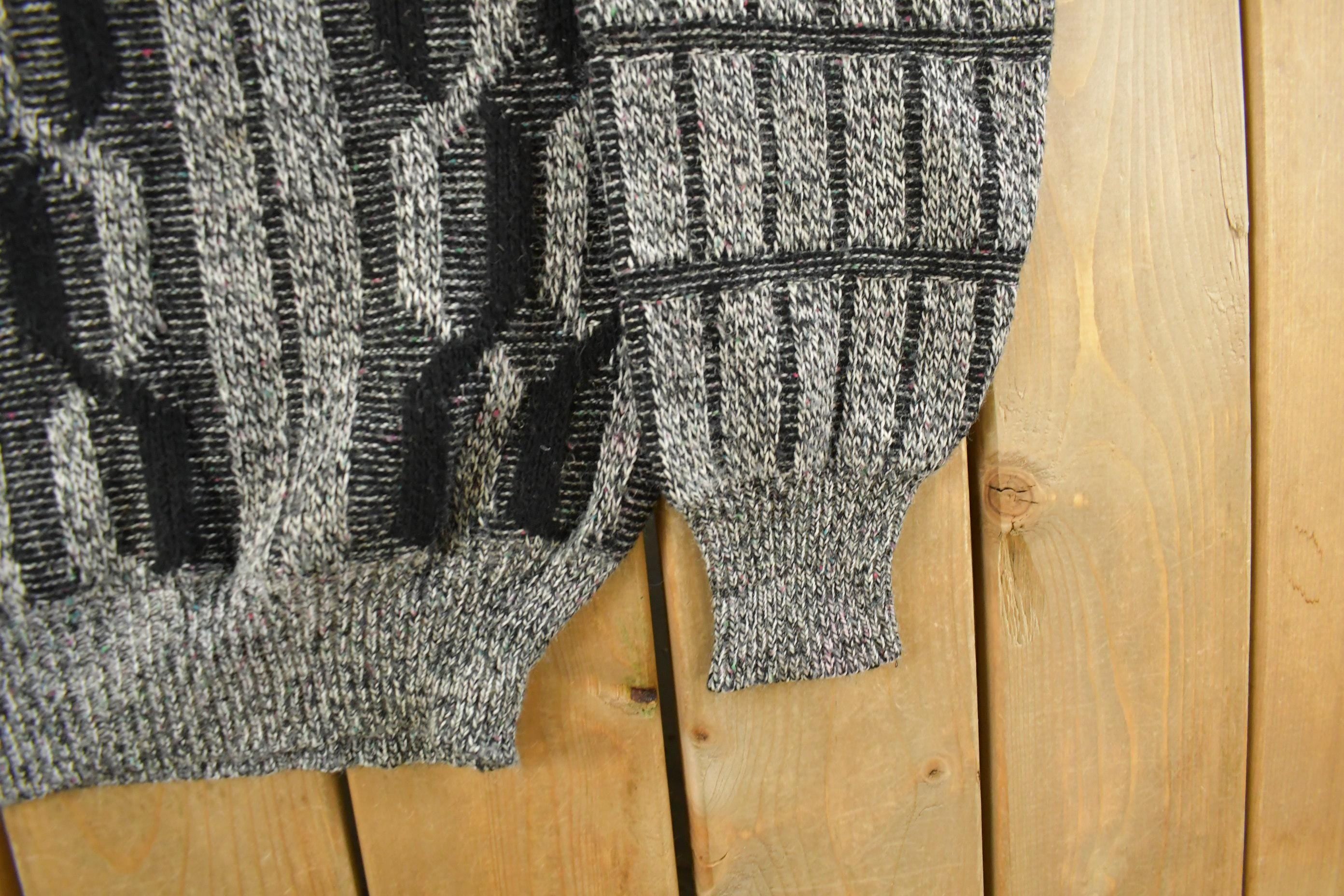Vintage 1990s J.J. Cochrane Knit Crewneck Sweater Men's 2XL