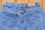 Vintage 1990s Riders Light Wash Relaxed Fit Tapered Mom Jeans