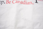 Vintage 1990s Life is Simple Eat Sleep Be Canadian Souvenir T Shirt