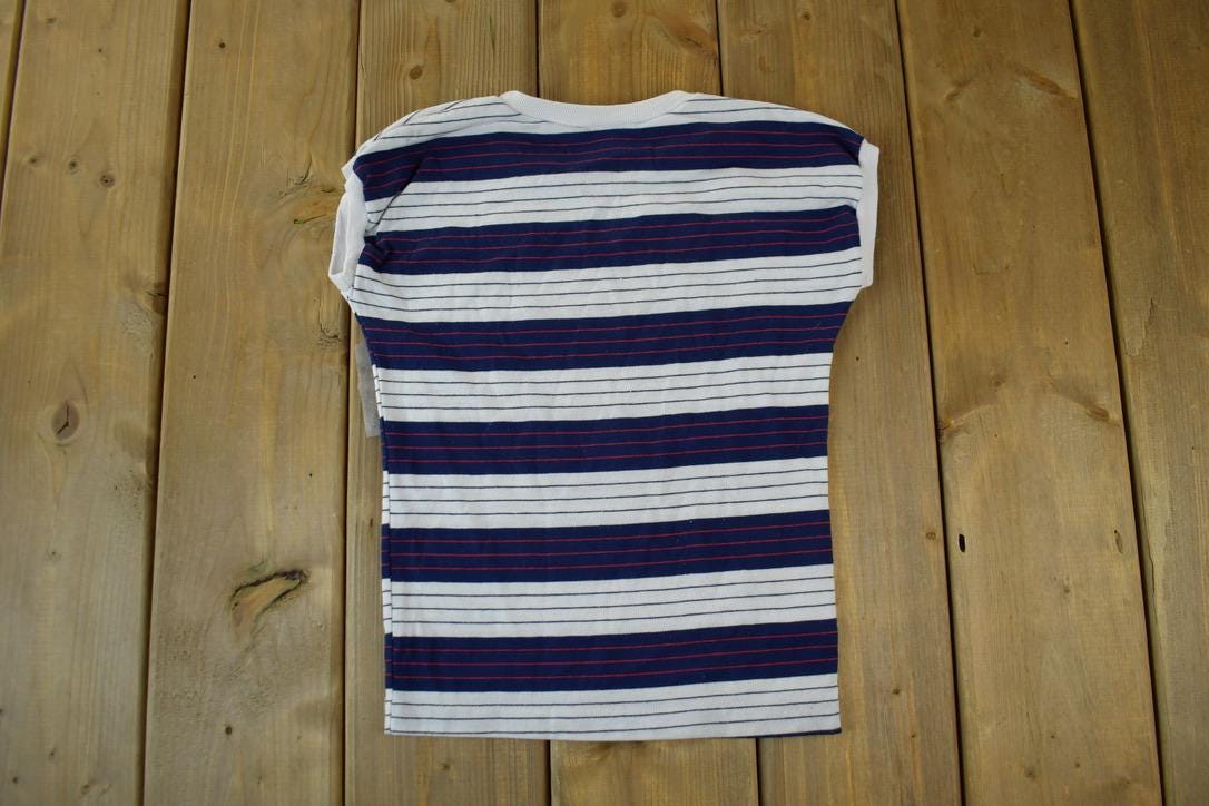 Vintage 1990s Our Gang Youth Striped T-Shirt / Vintage T Shirt / Made In USA