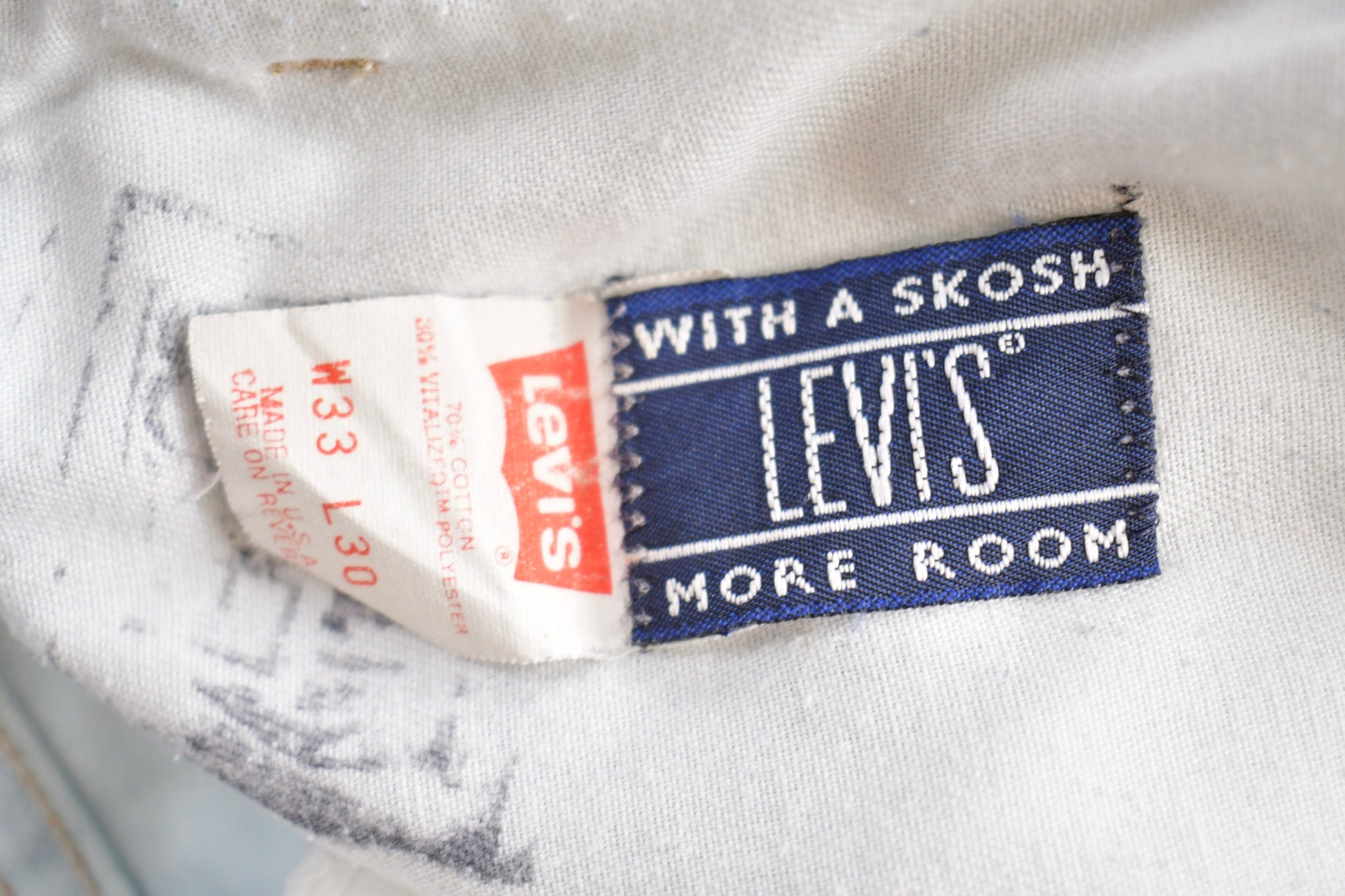 Vintage 1980s Levi's Jeans Size 33x30