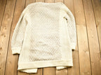 Vintage 1980s Monto Pan Le Chois Long Shall Cardigan Sweater