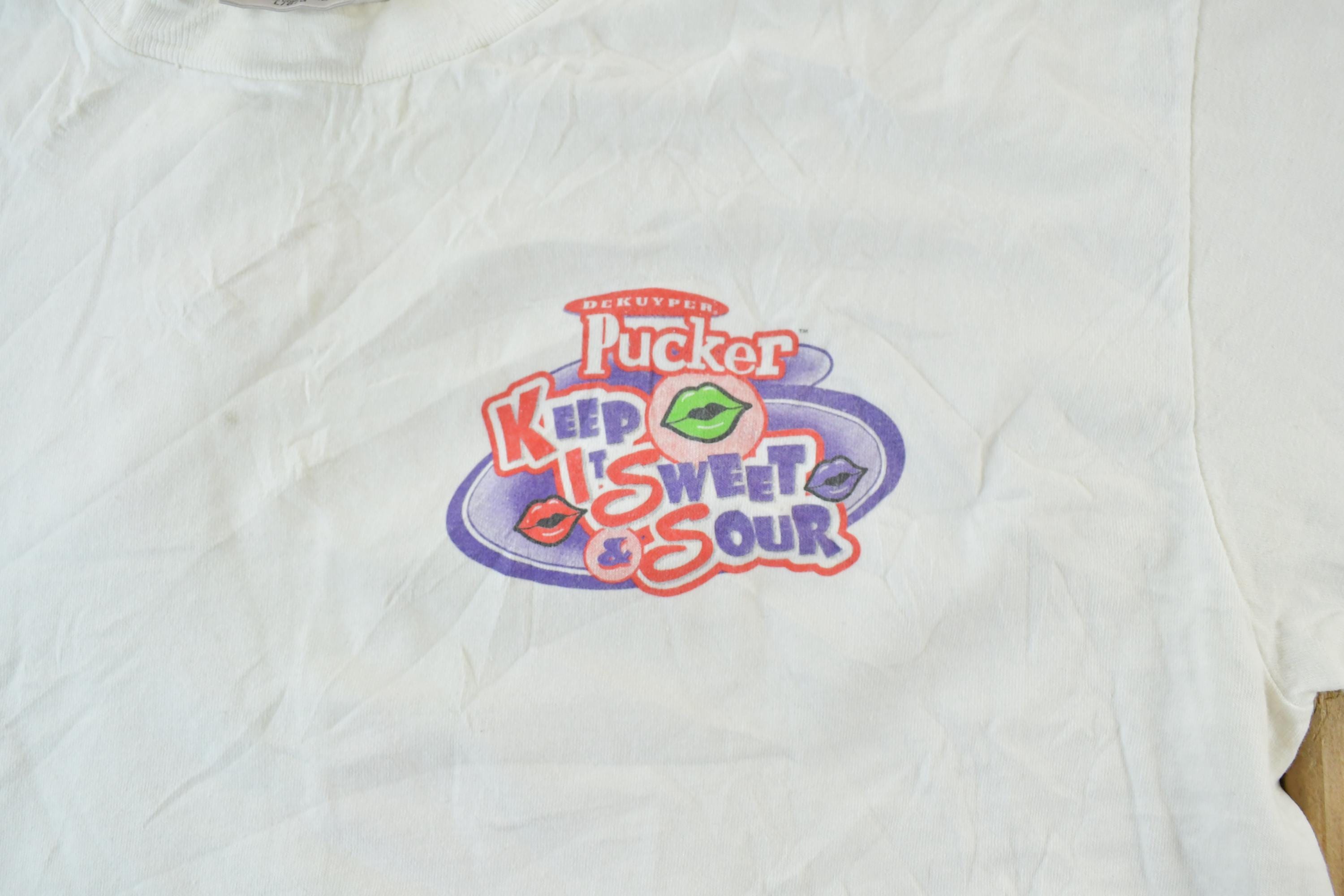 Vintage 1990s Pucker Up Single Stitch Watermelon T-Shirt