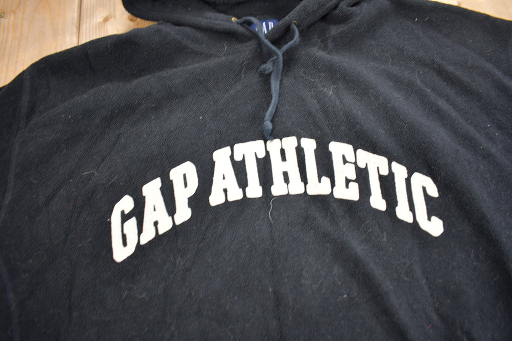 Vintage 1990s GAP Embroidered Fleece Hoodie
