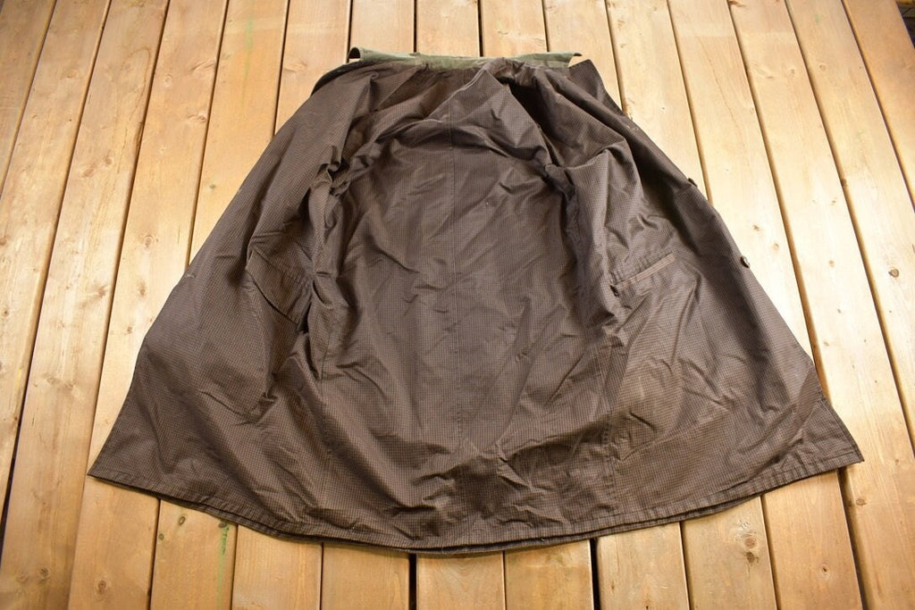 Vintage 1990s Satin Reversible Rain Jacket