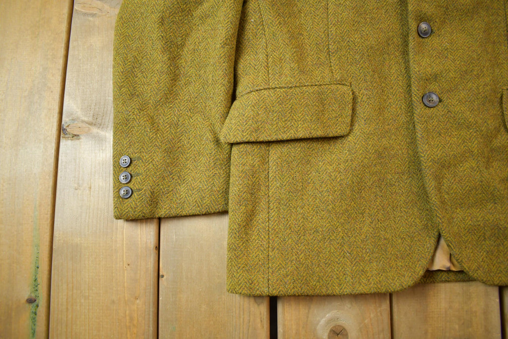 Vintage 1990s Millemiglia 100% Wool Blazer Jacket Made In Italy