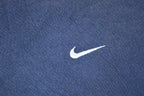 Vintage 1990s Nike Embroidered Mini Swoosh Navy Crewneck Sweatshirt