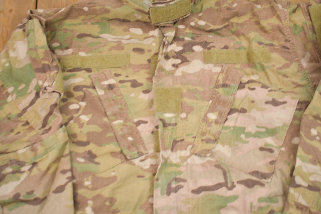 Vintage 2001 Military Camo Field Jacket