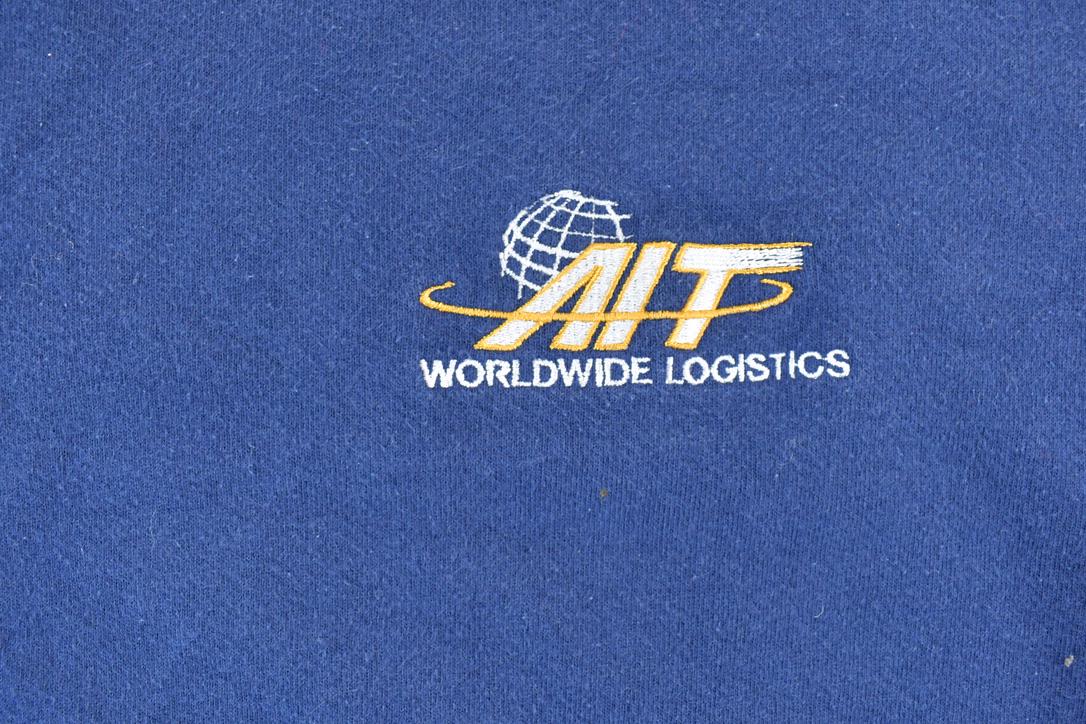 Vintage 1990s AIT Worldwide Logistics Souvenir Crew Neck Heavyweight Sweatshirt