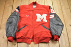 Vintage 2000 Munster Mustangs DeLong Leather Varsity Jacket