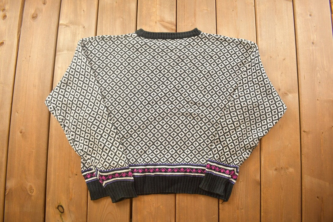 Vintage 1990s Collections Knitted Crewneck Sweater