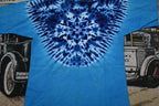 Vintage 1990s Blue Tie Dye Graphic T Shirt