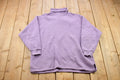 Vintage 1990s Blank Purple Turtleneck Sweatshirt