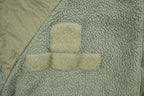Vintage 1990s Green FleeceZip Up Sweater Jacket
