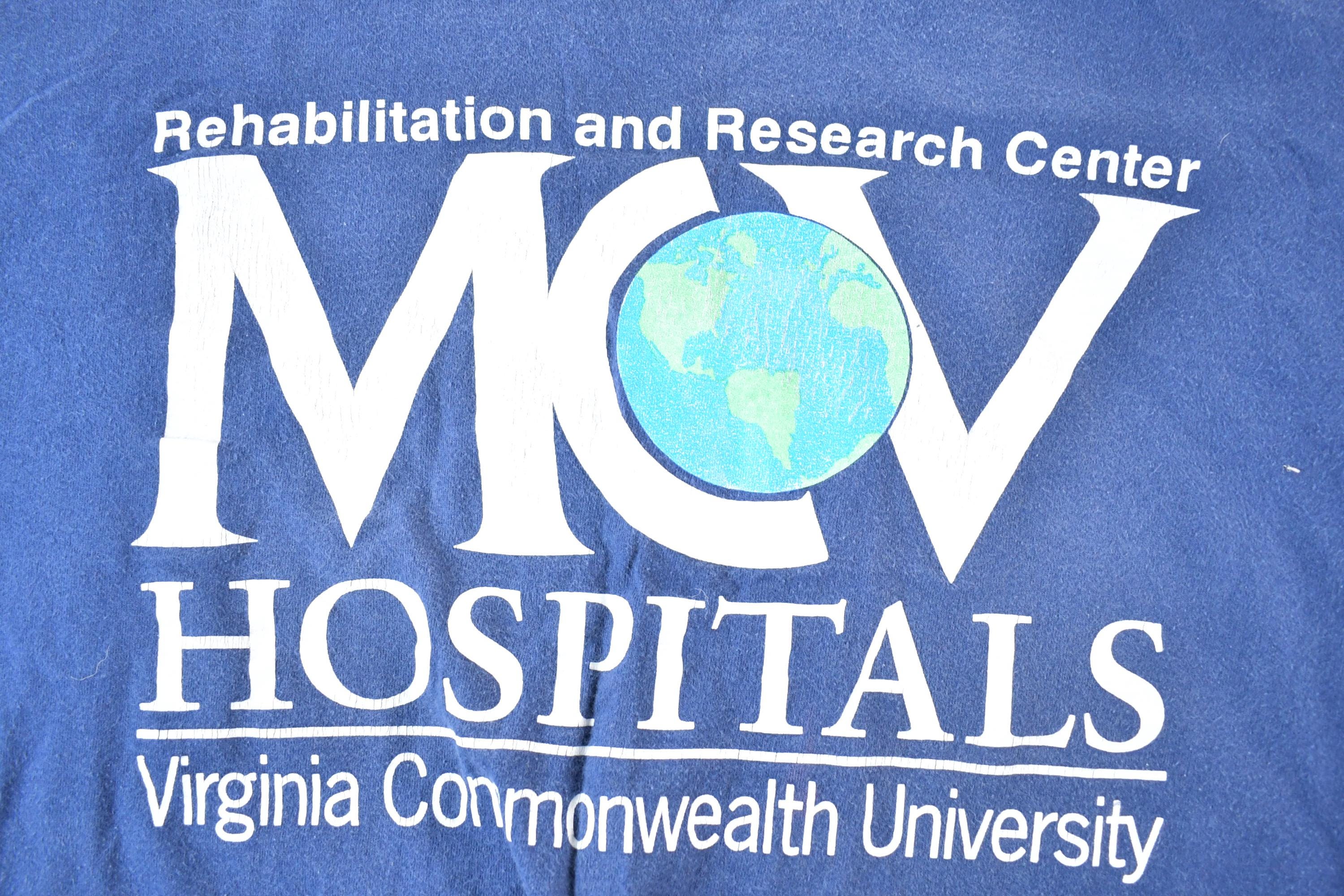 Vintage 1990s Mcv Hospitals Rehab And Research Centre Souvenir T-Shirt Men's L