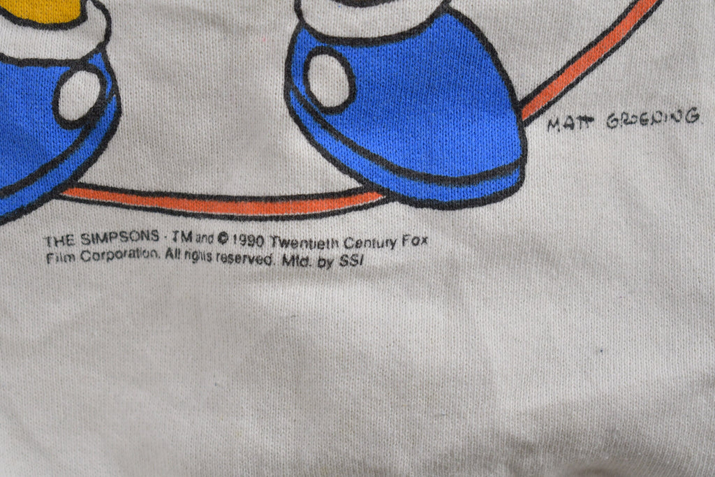 Vintage 1990 Bart Simpson Graphic Crewneck Sweatshirt