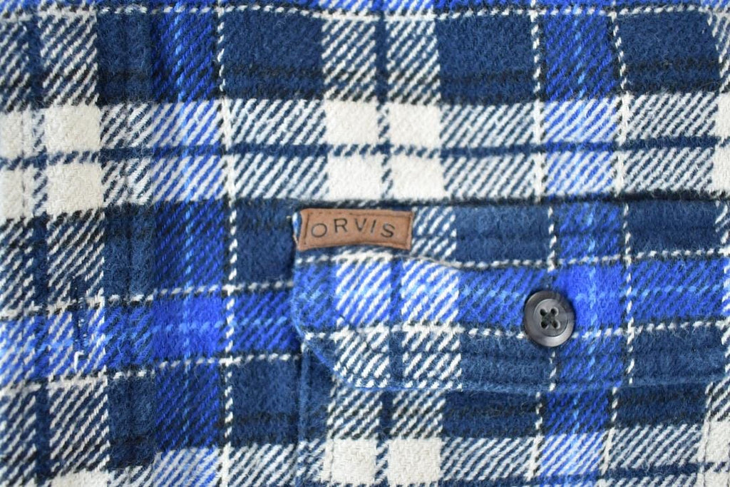 Vintage 1990s Orvis Plaid Western Button Up Shirt Made In USA