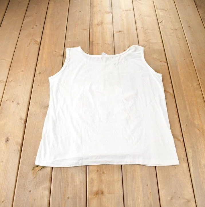 Vintage 1980s Sunset Sail Florida Tank Top Made In USA
