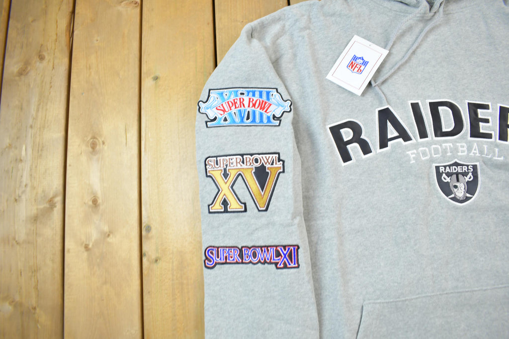 Vintage Y2K Deadstock Raiders NFL Super Bowl Champions Hoodie