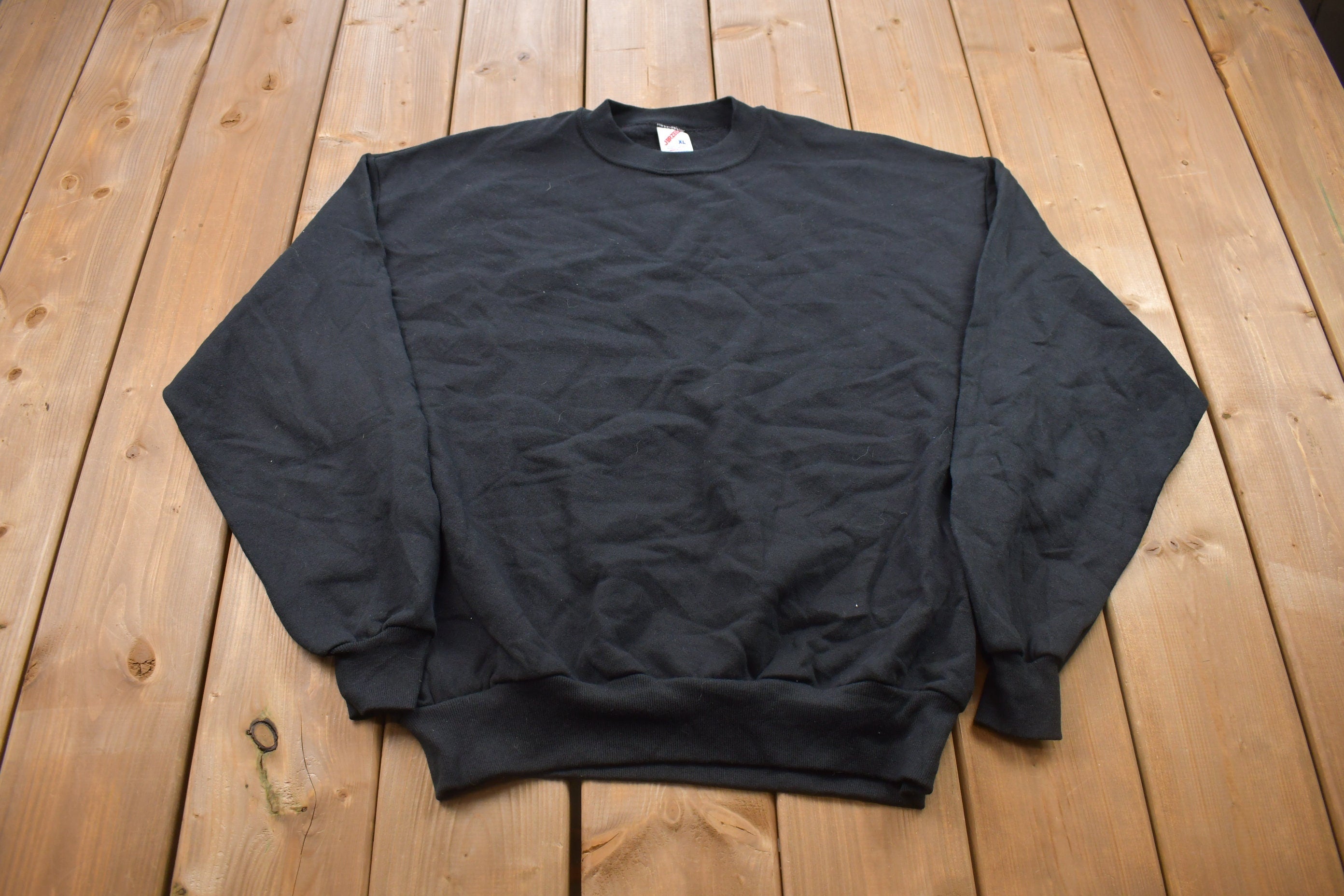 Vintage 1990s Jerzees Blank Crewneck Sweatshirt  90s Crewneck  Made In USA  Essential  Streetwear  90s