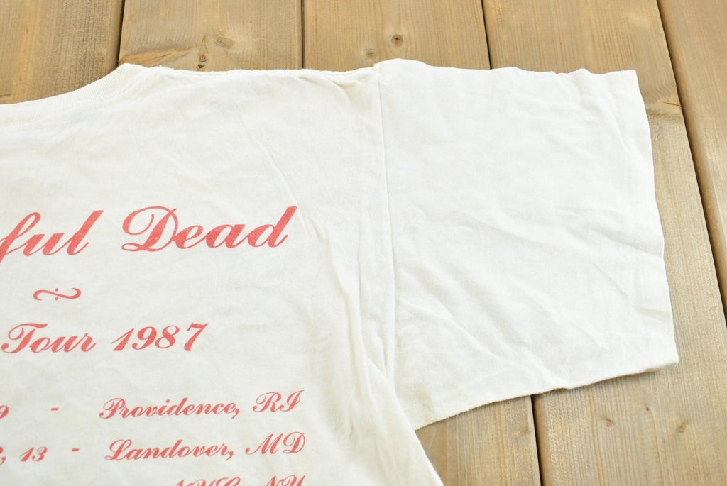 Vintage 1987 The Grateful Dead Touch of Grey Fall Tour Rock Band Concert T-Shirt Men's L