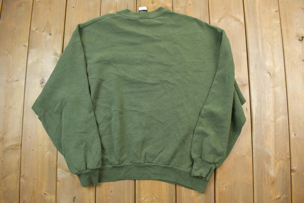 Vintage 1990s Mickey Mouse Disney Crewneck / Vintage Sweatshirt / Vintage Disney / Mickey / Embroidered / Made In USA