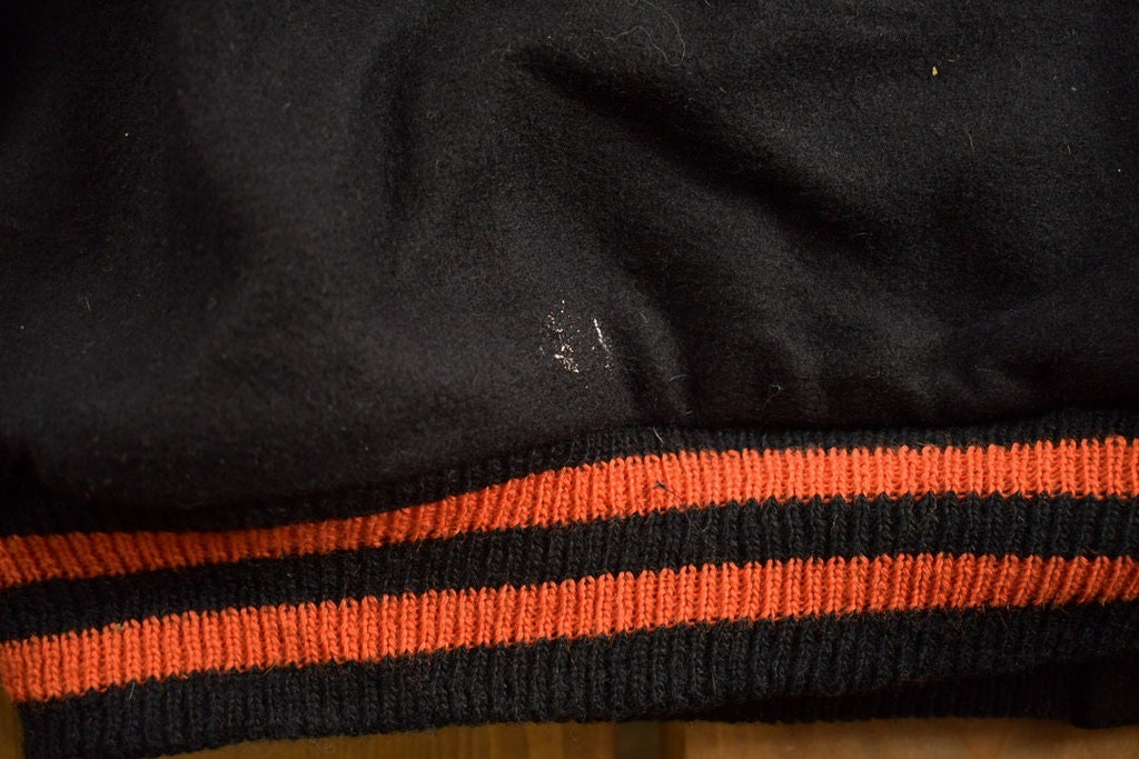 Vintage 1980s Howland Tigers Ohio Wool Varsity Jacket